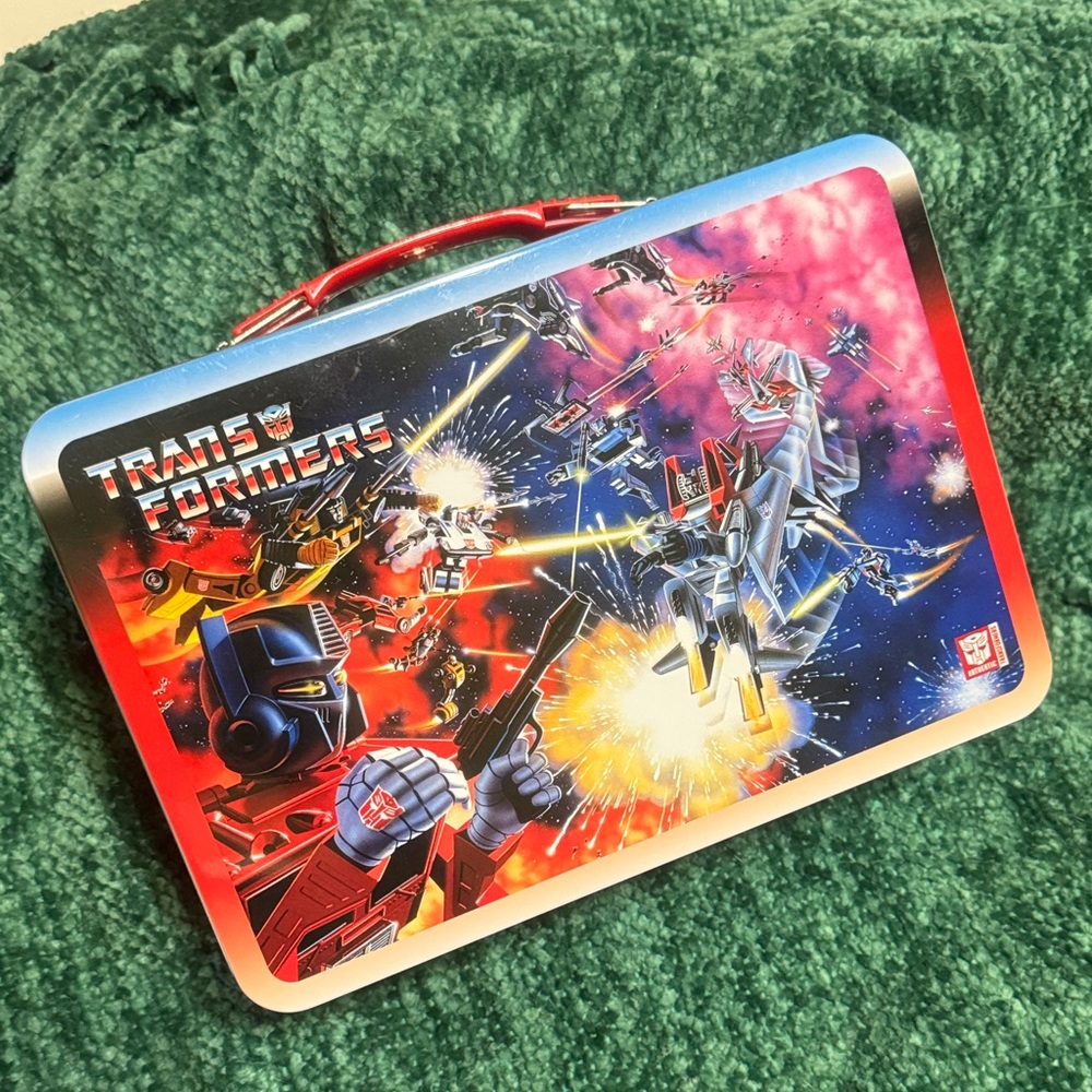 Funko GiJoe and Transformer Metal Lunchbox